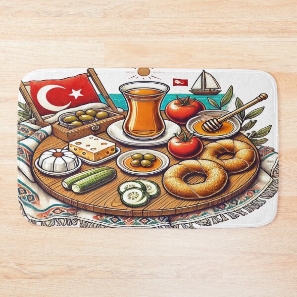 Item preview, Turkish Breakfast Bliss – Summer by the Beach designed and sold by Globalcitytees.