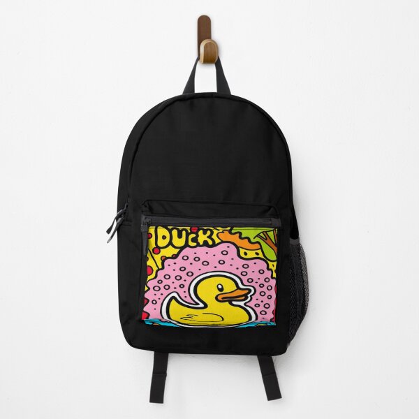 Item preview, Pop Art Rubber Duck – Retro Color Splash designed and sold by Timegraf.