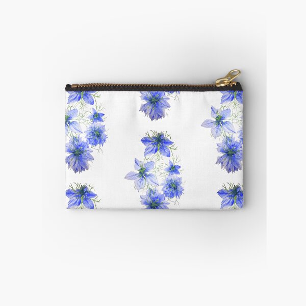 Item preview, Bright Blue love-in-a-mist watercolour painting.  designed and sold by esvb.