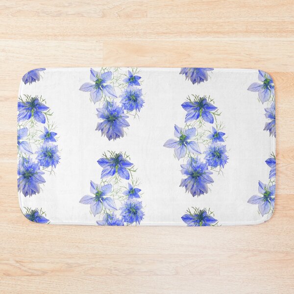 Item preview, Bright Blue love-in-a-mist watercolour painting.  designed and sold by esvb.