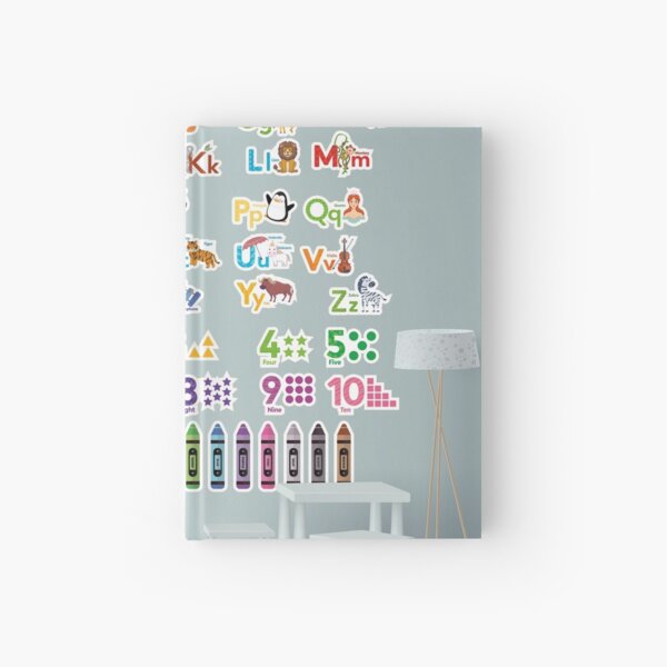 Item preview, Letters and numbers and colors design with examples  designed and sold by Sou-makes-art.