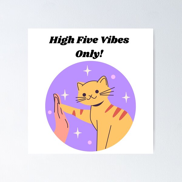 Item preview, Happy National High Five Day designed and sold by Wear Sculpt.