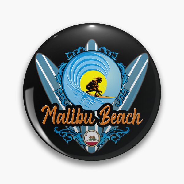 Item preview, Malibu Beach California surfer vintage surfboard designed and sold by studioss76.