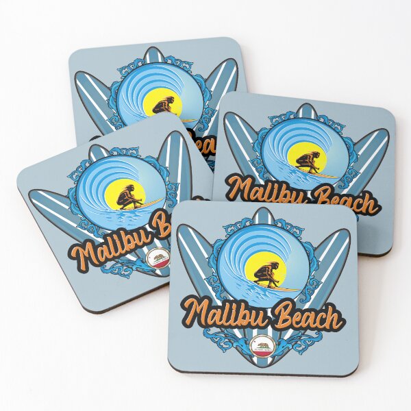 Item preview, Malibu Beach California surfer vintage surfboard designed and sold by studioss76.