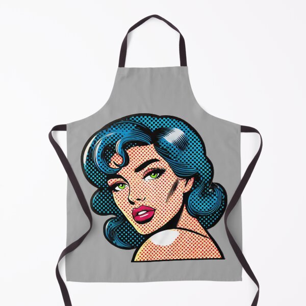 Item preview, Lichtenstein-Inspired Pop Art Print designed and sold by PinUpPizzazz.