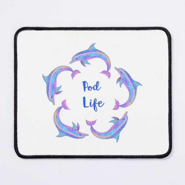 Item preview, Rainbow Dolphin Pod designed and sold by MagicalOceanArt.
