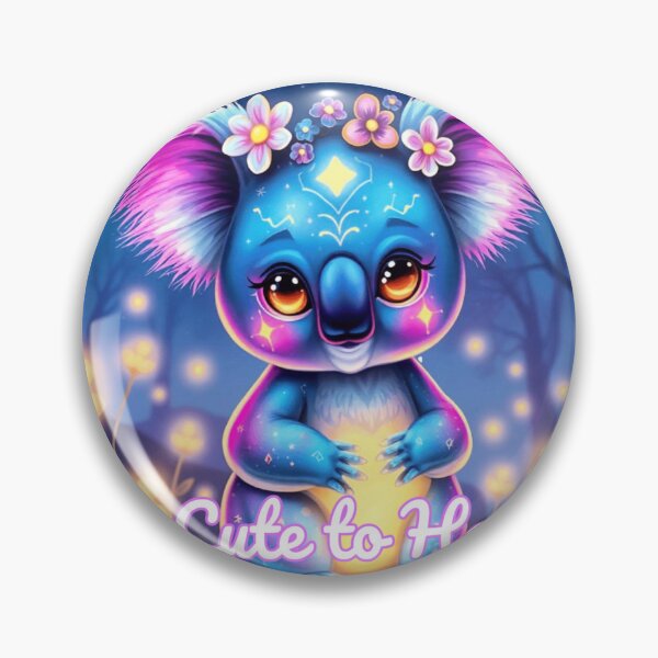 Item preview, Magical Neon Koala – Fantasy Art with Glowing Night Aesthetic designed and sold by Uduppukadai.