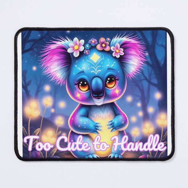 Item preview, Magical Neon Koala – Fantasy Art with Glowing Night Aesthetic designed and sold by Uduppukadai.
