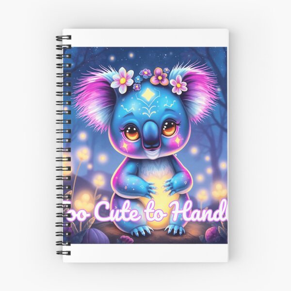 Item preview, Magical Neon Koala – Fantasy Art with Glowing Night Aesthetic designed and sold by Uduppukadai.