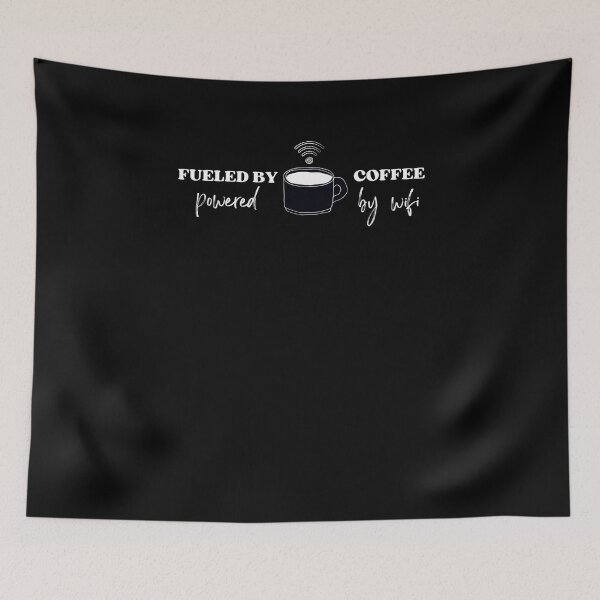 Item preview, Funny Coffee: Fueled by Coffee, Powered by WiFi designed and sold by Run to Creations.