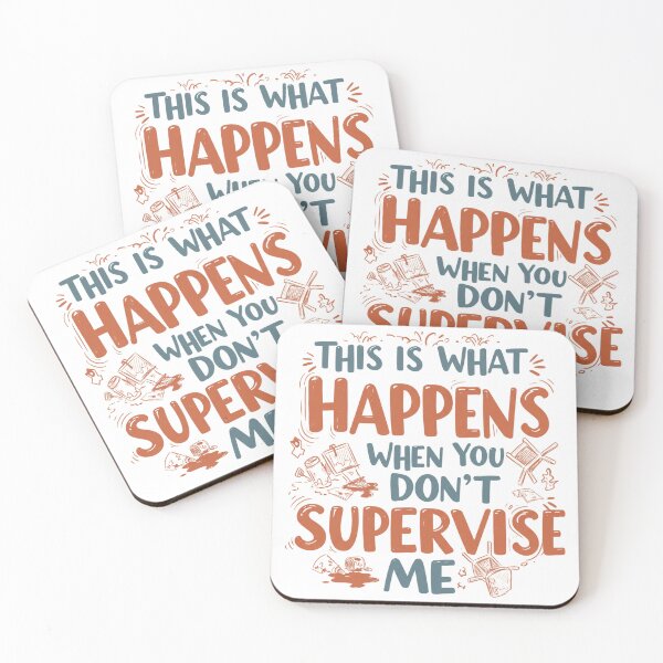Item preview, Funny Unsupervised Chaos Humor  designed and sold by MaqueCreation.