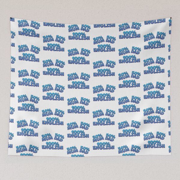 Item preview, 50 Percent Mum 50 Percent Dad 100 Percent English designed and sold by jazzydevil.