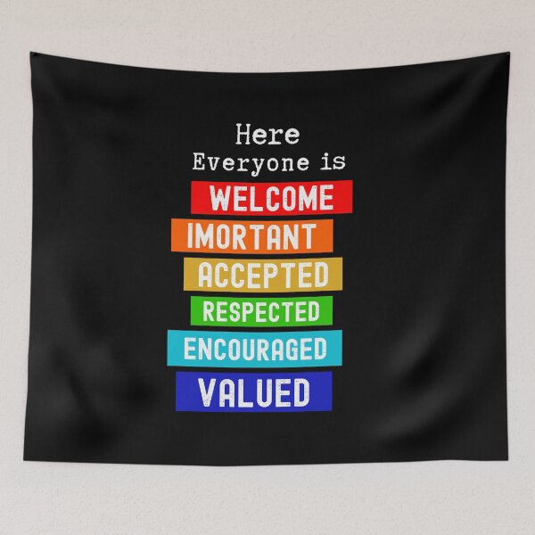 Item preview, Here Everyone Is Welcome Important Idaho Teacher Funny designed and sold by Run to Creations.