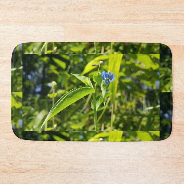 Item preview, Evergreen shrub with blue flowers  || Floral photography. designed and sold by Yusuf-Design.