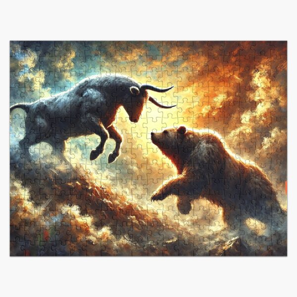 Item preview, Bull vs Bear: Stock Market Battle designed and sold by GBArtistic.