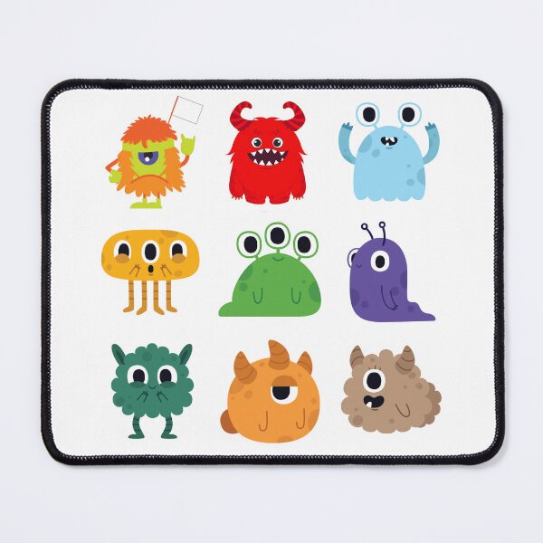 Item preview, Cute Monsters - 9 Adorable and Spooky Characters designed and sold by EmersionPrints.