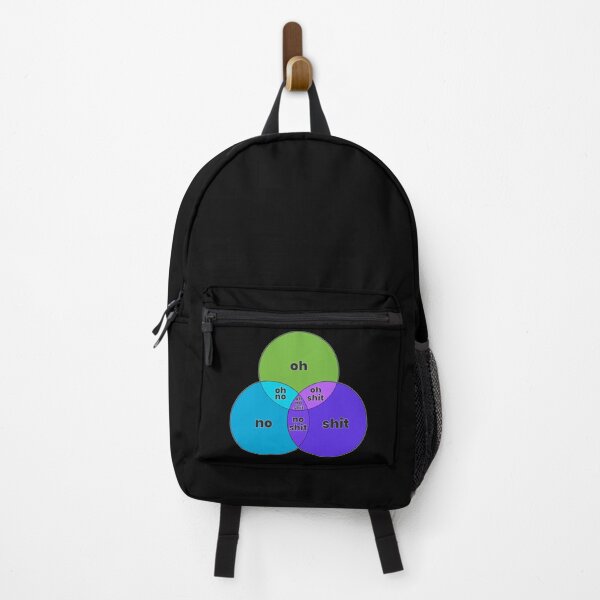 Item preview, Venn Diagram - Oh No Shit - Funny designed and sold by MoePark.
