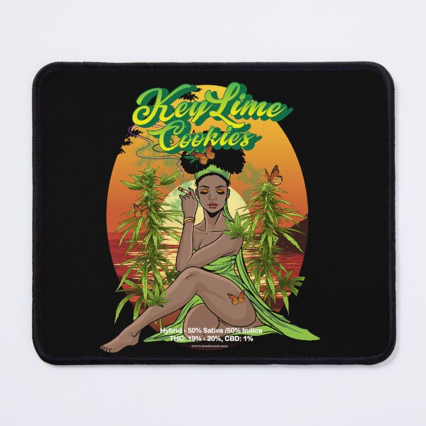 Item preview, Key Lime Cookies Cannabis Strain Art designed and sold by kushcoast.