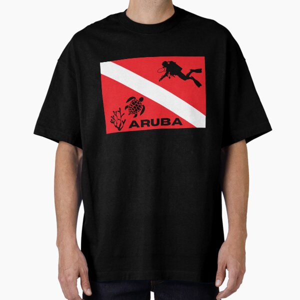 Item preview, Aruba Scuba Dive Flag designed and sold by dwangarts.