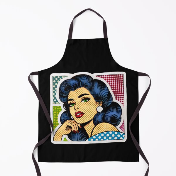 Item preview, Lichtenstein-Inspired Pop Art Print designed and sold by PinUpPizzazz.