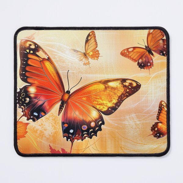 Item preview, : Majestic Orange Butterflies in Flight designed and sold by Reina75.