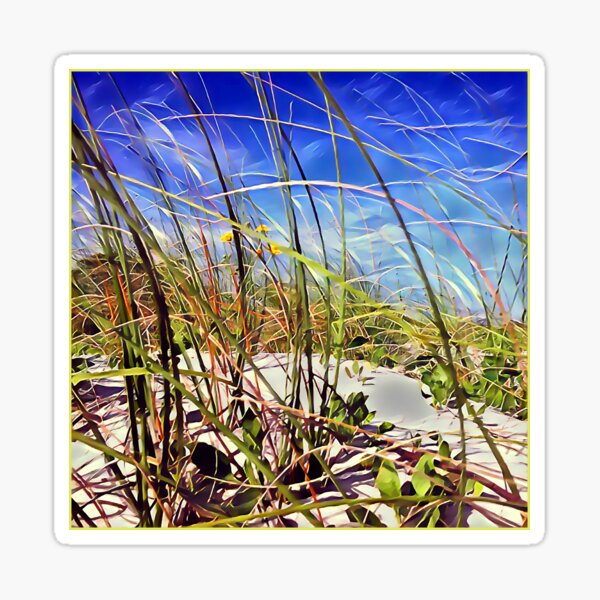 Item preview, Seaside Oats and Purslane designed and sold by ZaryaParx.