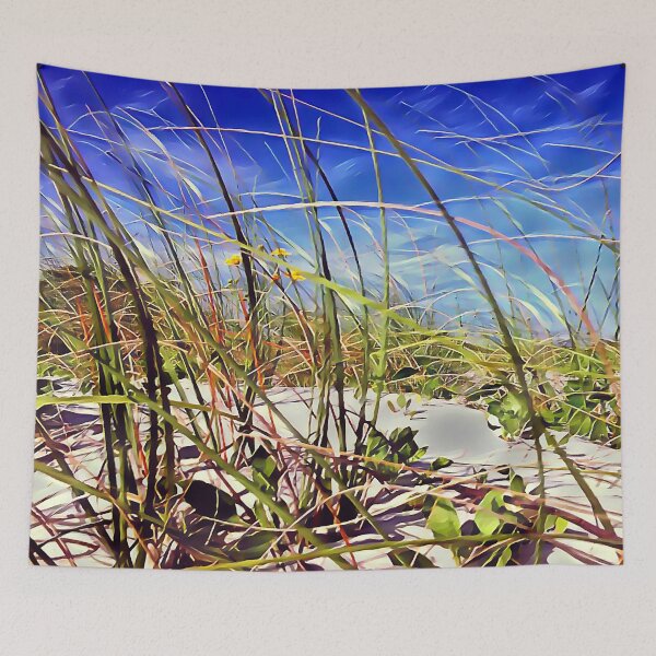Item preview, Seaside Oats and Purslane designed and sold by ZaryaParx.
