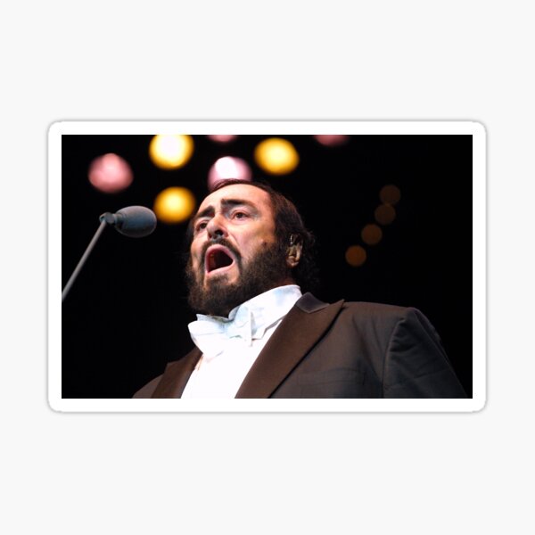 Item preview, Luciano Pavarotti - Photograph designed and sold by ConcertImages.