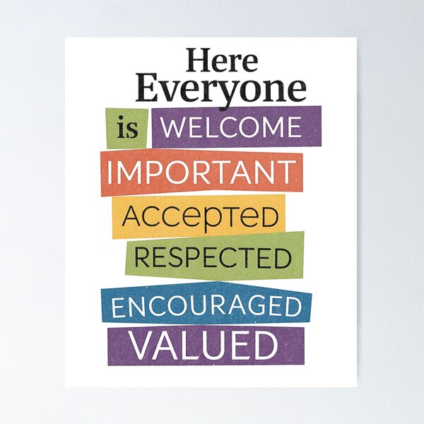 Item preview, Everyone Is Welcome Here Idaho Teacher - Here Everyone Is Welcome – Funny Teacher Acceptance and Respect - Retro designed and sold by ChicTeeshop.