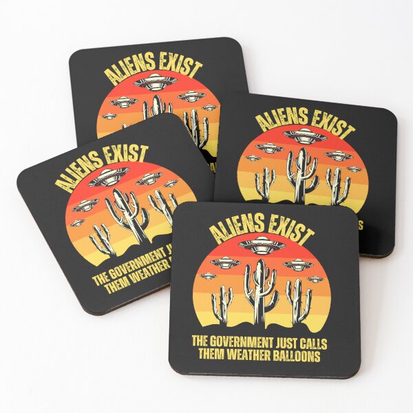 Item preview, Funny Aliens Exist Desert Design designed and sold by AlienOccupation.