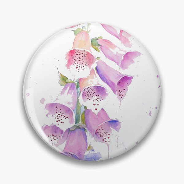 Item preview, Pastel Watercolor Painting of Foxglove designed and sold by chi3-jp.