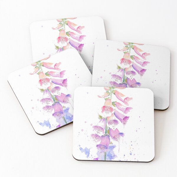 Item preview, Pastel Watercolor Painting of Foxglove designed and sold by chi3-jp.