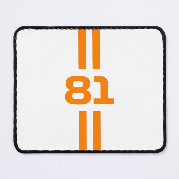 Item preview, Driver 81 Minimalist Orange Racing Art | Motorsport Lovers designed and sold by FilipeFerreira.