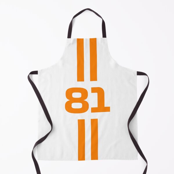 Item preview, Driver 81 Minimalist Orange Racing Art | Motorsport Lovers designed and sold by FilipeFerreira.