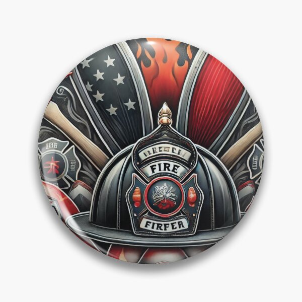 Item preview, Heroic Firefighter Easter Bunny & Maltese Cross designed and sold by Baharaby.
