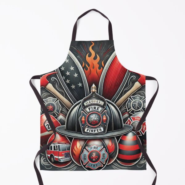 Item preview, Heroic Firefighter Easter Bunny & Maltese Cross designed and sold by Baharaby.