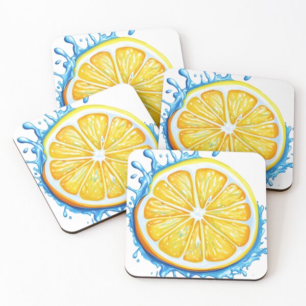 Item preview, Vibrant Lemon Splash - Fresh Citrus Burst Illustration designed and sold by Tarn.