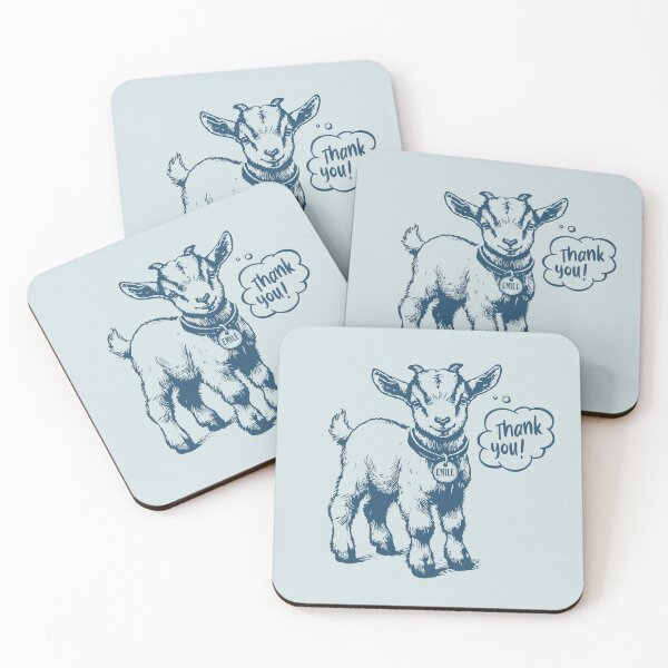 Item preview, Emile Thanks You - baby goat designed and sold by Yue Miko.