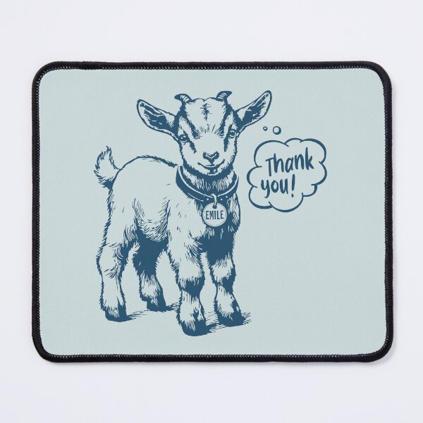 Item preview, Emile Thanks You - baby goat designed and sold by Yue Miko.