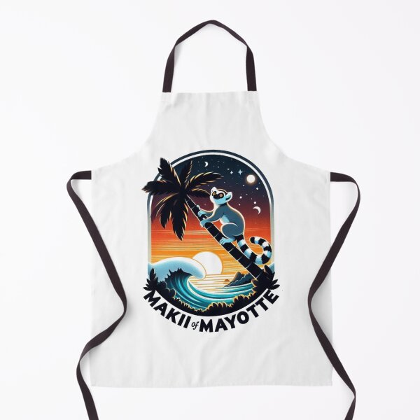 Item preview, The Mayotte lemur between sky and mangroves designed and sold by FoxinhoSoumaila.