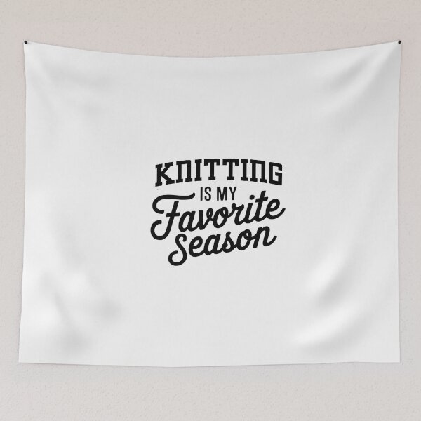Item preview, Knitting is My Favorite Season Funny Knitting Lover designed and sold by Oussinc.