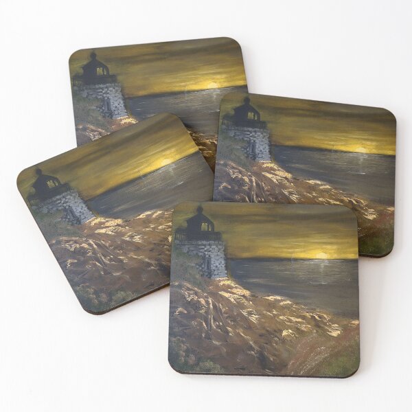 Item preview, Lighthouse at sunset designed and sold by MaddyMads2002.