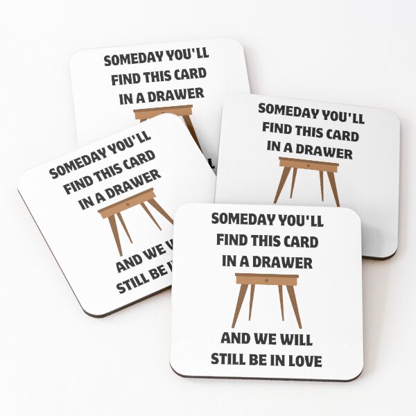 Item preview, someday you'll find this card in a drawer and we will still be in love designed and sold by Alberto Dominguez.