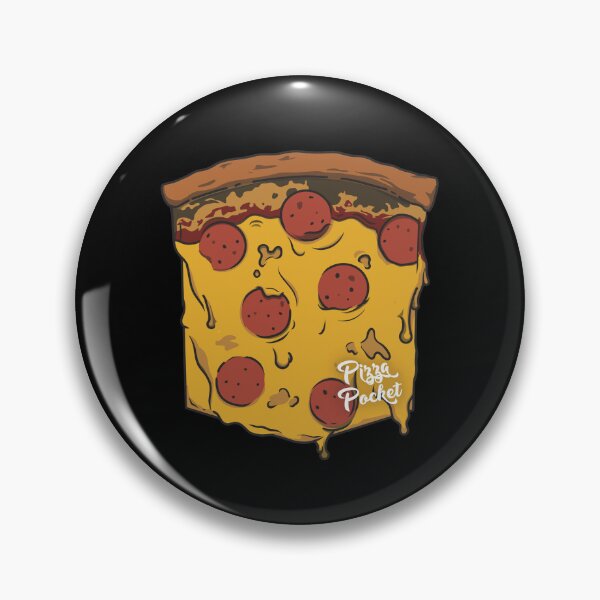 Item preview, Pizza Pocket, Square Pizza Slice Design - Quirky Food Art designed and sold by gg-graphics-co.