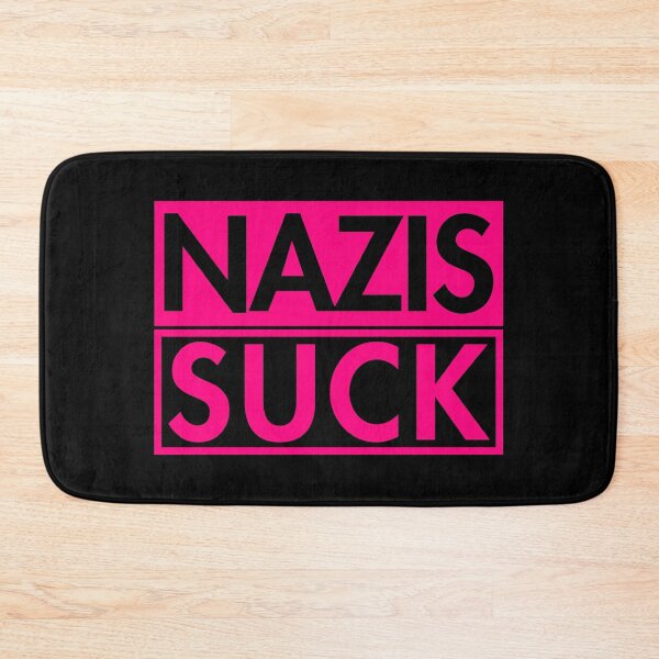 Item preview, Nazis Suck - Anti Nazi - Anti Fascist (hot pink) designed and sold by Thelittlelord.