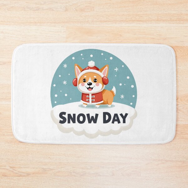 Item preview, Corgi Snow Day – Winter Wonder & Playful Coziness designed and sold by zoughlal.
