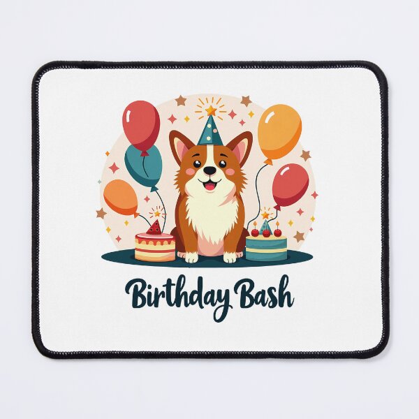 Item preview, Corgi Birthday Bash – Joyful Celebration & Family Festivity designed and sold by zoughlal.