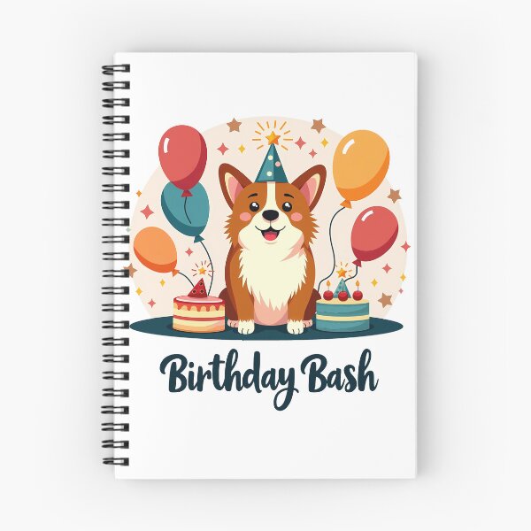 Item preview, Corgi Birthday Bash – Joyful Celebration & Family Festivity designed and sold by zoughlal.