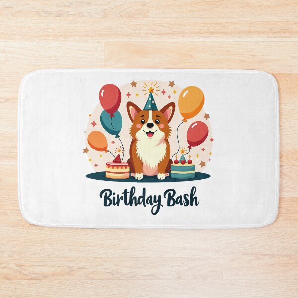 Item preview, Corgi Birthday Bash – Joyful Celebration & Family Festivity designed and sold by zoughlal.