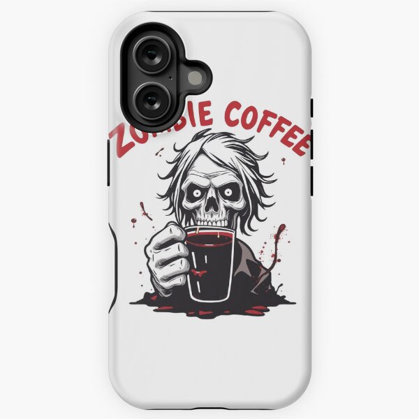 Artikel-Vorschau von Zombie-Kaffee-Siebdruck-Design, designt und verkauft von AuraMotivate.